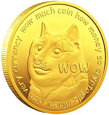 Възпоменателни монети от 1 унция Dogecoin Възпоменателна Монета с Надпис Doge Coin Cryptocurrency2021 са подбрани