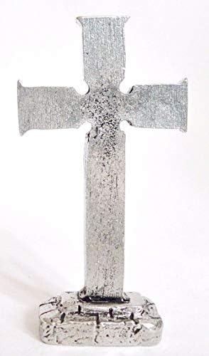 1000 Икони Келтски Християнски Кръст, Пютър Украса - Ръчна изработка в Корнуол