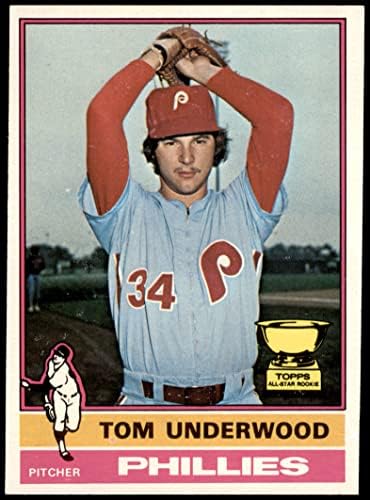 1976 Topps 407 Това Ъндърууд Филаделфия Филис (Бейзболна картичка) Ню Йорк / MT Phillies