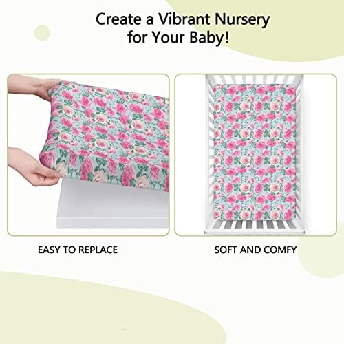 Кухненски Кърпи за яслите в винтажной розова теми Портативни мини-Кърпи за яслите, Меки и дишащи Кърпи -