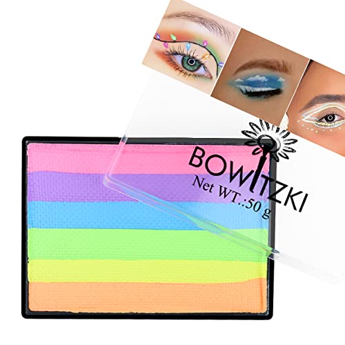 Bowitzki 50 г Пастельного Цвят Разделени Торта Водорастворимая очна линия с UV-светлина Графична очна линия Hydra liner