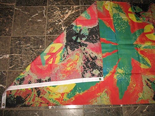 3x5 Трева, Канабис, Марихуана Вратовръзка-Боя Символ на Мира Мъгливо Флаг 3x5 ' Банер с Люверсами