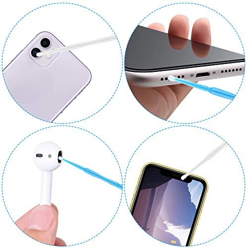 Комплект за почистване на телефона YuCool 200 бр., Комплект за почистване порт за зареждане на iPhone, Определени за премахване