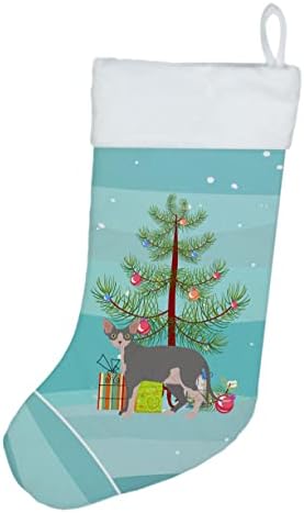 Съкровищата на Каролина CK4725CS Сфинкс 2 Котка весела Коледа Коледни Чорапи, Чорапи За Висящи пред Камината,