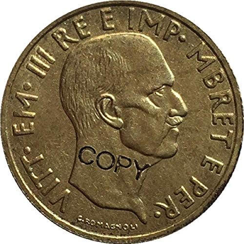 Монета на Повикване Албания 1940 Монети Копие на 19 5 ММ Копие Колекция Бижута Подаръци Колекция от Монети