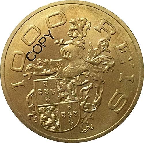 Монета На Повикване 1932 Бразилия 1000 Реисов Монети Копие Колекция Бижута Подаръци Колекция От Монети