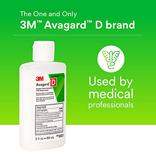 Быстрорастворимое дезинфектант за ръце 3M Avagard D с овлажняващи съставки (61% етилов алкохол) 9221, 3 грама, 48