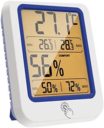 WODMB Измерване на Температура и Влажност на въздуха Сух и Влажен Термометър С Подсветка Термометър-Влагомер Сензор с Голям