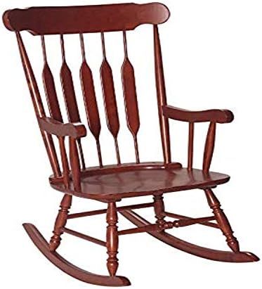 Люлеещи се столове Gift Mark - Класическа дървена люлеещ се стол - Удобен дизайн, подходящ за дневни, спални, детски