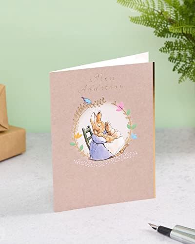 Поздравителна Картичка с раждането на Ново бебе от Великобритания - Поздравителна Картичка С Раждането на Заека
