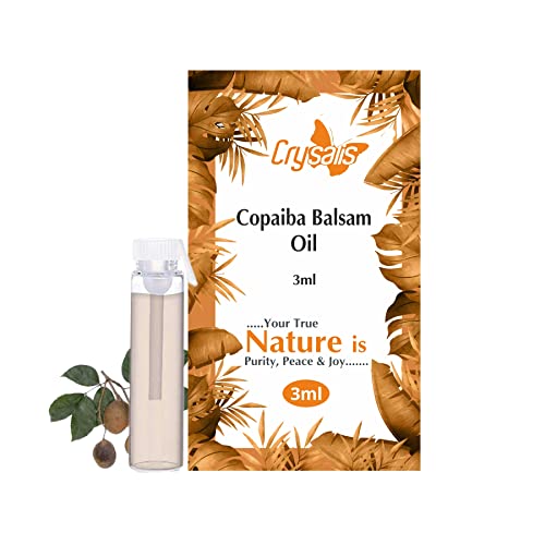 Масло Crysalis Copaiba Balsam (Копайфера) | Чисто и Натурално Неразбавленное Етерично масло от Органичен стандарт за грижа