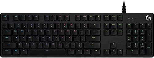 Ръчна детска клавиатура Logitech G512 SE Lightsync RGB - Черна (обновена)