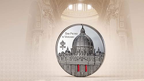 2022 ДЕ Тифани Арт PowerCoin Сан-Пиетро-Ин-Ватикано 5 Грама Сребърна монета 25 $ Палау 2022 Proof
