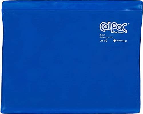 За многократна употреба Гелевый пакет с лед Chattanooga ColPac Cold Therapy - Син Винил - Стандартна - 11 x 14 инча