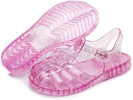 Желейная обувки за малки момичета; Летни Плажни Желейные Сандали в стил Ретро; Сандали с Т-Образно каишка; Блестящи Бели