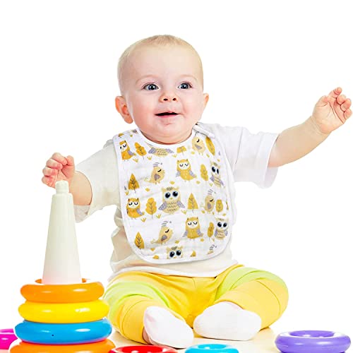 Муслиновые престилки с цип за момчета и момичета, 3 опаковки на Детски нагрудников за Бебета, бебета и малки