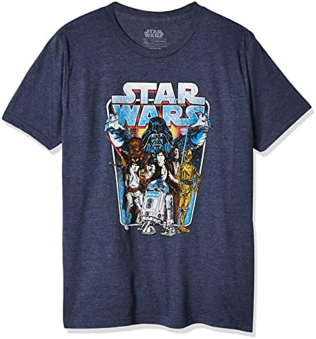 Тениска с Голям класически бойни логото на Star Wars Boys с графичен дизайн