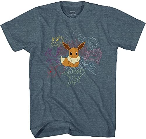 Тениска Pokémon Mono Eeveeloutions Eevee