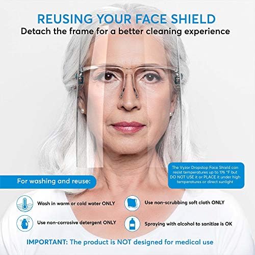 Защитна маска за лице с рамки за очила 200PK - Защитна маска за маска за лице - Защитна маска за лице От замъгляване - Пластмасова