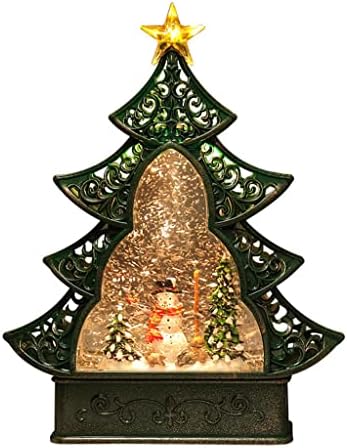 UXZDX CUJUX Коледна Снежинка с Кристална Топка Музикална Ковчег Подарък за Рожден Ден за Момичета Музикална Ковчег Мечта Творческа Дърво Буря Фенер Украса (Цвят: A)
