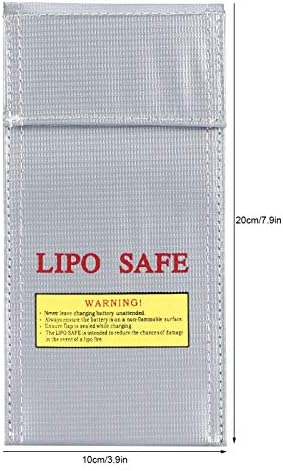 Чанта за батерията, Стекловолоконные Литиево-Йонна батерия Липо-Безопасни Чанти Огнеупорна Взрывозащищенная Чанта За съхранение на Скоростната Протектор за заре