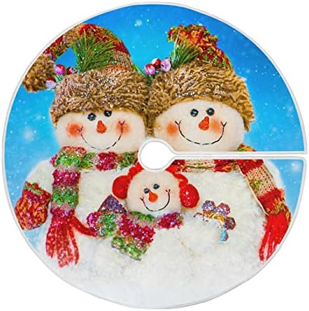 Коледни Зимни снежни човеци Пола за Коледно 36 инча Начало Декор за Коледно Пола Подложка за Забавна Коледна Празнична Парти