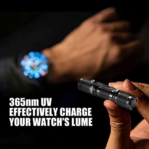 LUMINTOP 365nm UV Фенерче IYPUV Black Light Пакет се Продава В комплект