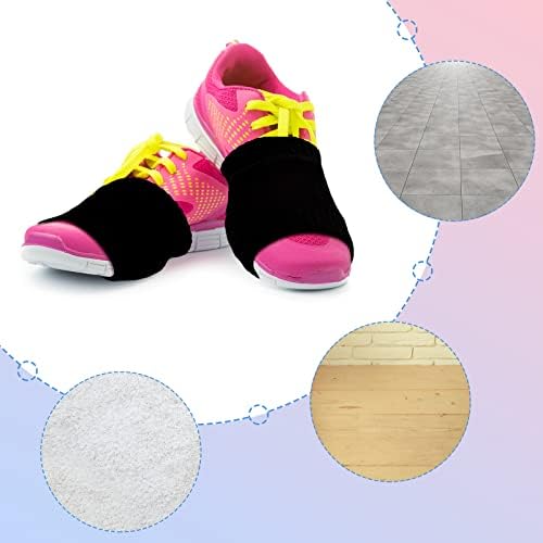 6 Чифта Чорапи за танцово обувки на Плавен етаж Над Маратонки Бахилы Плъзгачи за Танцово обувки Въртящи Чорапи за танцьори