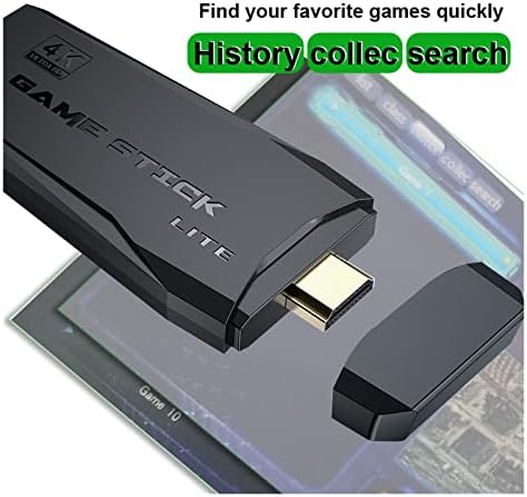 Игрова конзола TATBUL Game boy 2,4 G с двойно wi-геймпадом, игри и джойстик, 4K 10000 игри, 64 GB, ретро-игри, подходящи