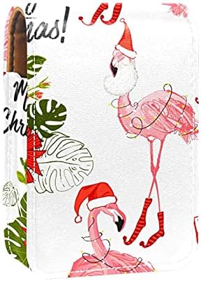 Коледа Розово Фламинго Блясък За Устни, Червило Притежателя Калъф За Преносим Грим Чанта За Пътуване Организатор Червило Калъф