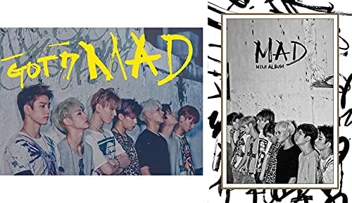 GOT7 - MAD (Мини-албум) - Албум + Допълнителен набор от фотокарточек (хоризонтална версия)