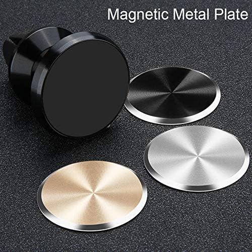 Набор от сладки заменяеми метални пластини SALEX 4 Бр. за магнитно притежателя на телефона. Комплект от 4 Кръгли дискове