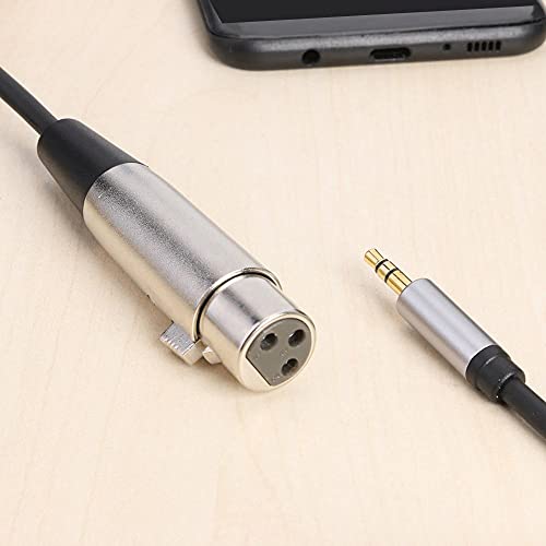 Аудио кабел LMMDDP с 3-контактна жак 3,5 мм 1/8 инча за плавно свързване към удлинительному кабел стереозвука с антикоррозийным конектор