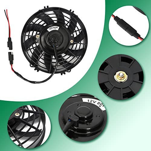 WIKIBB Електрически Вентилатори за охлаждане на радиатора на Мотора 2410123 за Polaris Sportsman 500 400 4x4