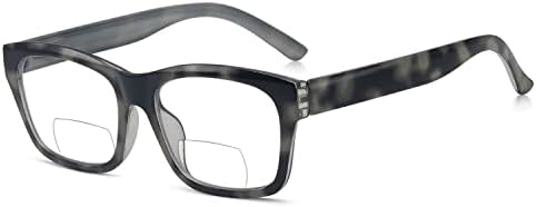 Eyekepper Поликарбонатная Крупнообъективная Линия Бифокальных Очила За Четене Мъже Сив + 2.0