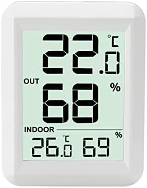 BKDFD Измерване на температурата и влажността в затворени помещения и на улицата Домакински Суха и Влажна Цифров Дисплей Таблица стайна температура