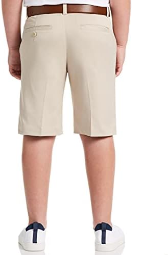 Къси панталони за голф за големи момчета PGA TOUR с плоска предна част и удобен еластичен колан - Дължина