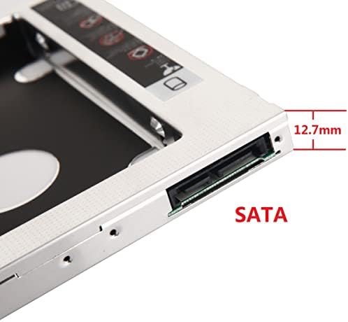 Нов SATA 12,7 мм 2-ри HDD и SSD твърд диск Caddy Frame тава на разстояние HP pavilion dv6 HP от серията G6 на