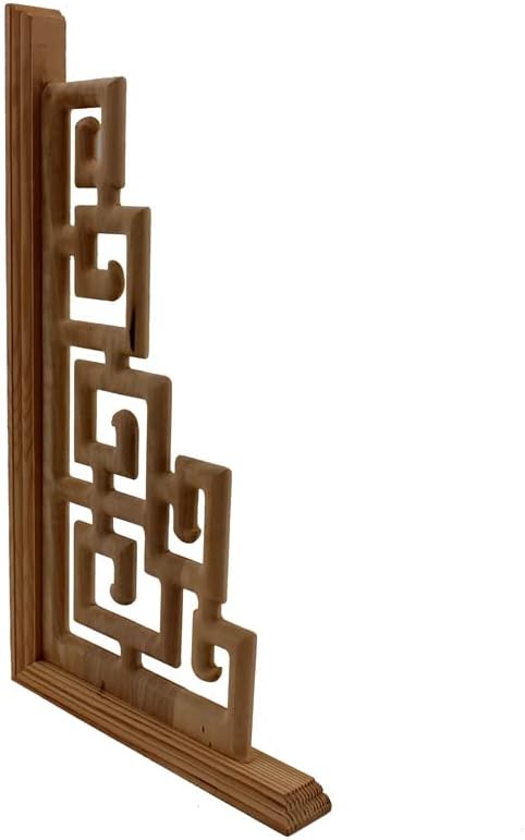 CDYD Мебелни Аксесоари Апликации Дърворезба Ъглова Дървена Декоративна Рамка Стенни Вратата Дърворезба Стикер