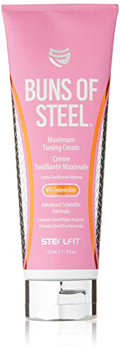 SteelFit Кифлички от стомана - Максимално тонизиращ крем - 4% Intenslim - Усилвател на тренировка - Стягащ крем