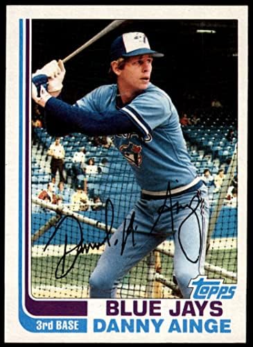 1982 Topps 125 Дани Эйндж Торонто Блу Джейс (бейзболна картичка) Ню Йорк/MT Блу Джейс