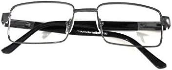 Очила за четене На lifestyle Прогресивно + 2,75 Сив Метал, Правоъгълни 53 мм Unisex_alacfrpr2908