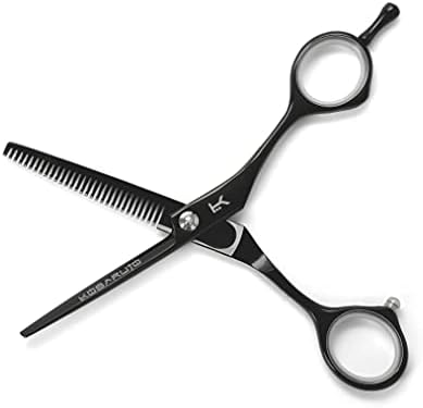 Много остри Ножици за филировки коса Kobaruto Black Cobalt 5,530 Зъбите 35% на Рязане