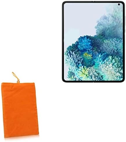 Калъф BoxWave, който е съвместим с Samsung Galaxy Z Fold 2 (Case by BoxWave) - Кадифена торбичка, Мек калъф от велюровой