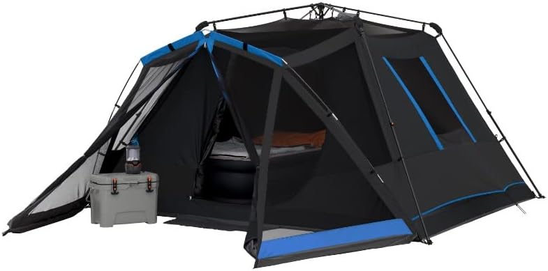 LUKEO 6-Местна Палатка за Миг Тъмен Почивка с Шестами, Палатка за Къмпинг Barraca, Туризъм Автоматична Палатка за Къмпинг,