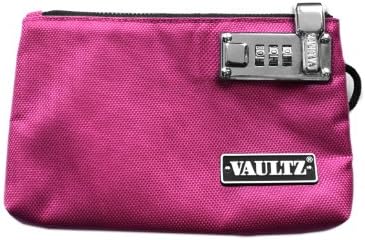 Чанта за пари Vaultz с ключалка - 5 x 8 инча, Мъжки и женски Аксесоари за съхранение на пари, банкови депозити, в Чантата,