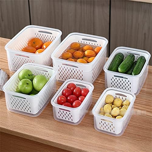 Кухненски шкаф за съхранение на пресни продукти в хладилника SLNFXC, Кутия за зеленчуци и плодове, Сливная Кошница,