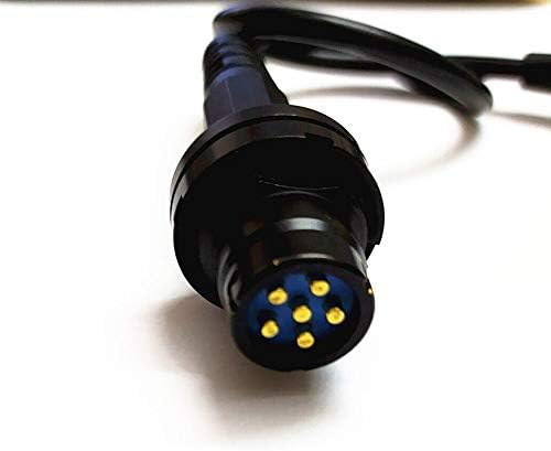 6-Пинов кабел-адаптер за радио PTT, съвместим с Baofeng UV-5R, UV-82 и други