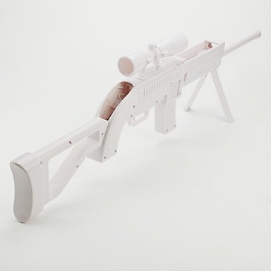 Снайпер YT с обратна връзка по грохоту за Wii (Бяла)