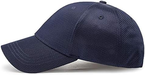 Бейзболна шапка от полиестер Andongnywell, Проста Саржевая бейзболна шапка с Еластична Лента Flex fit, Регулируема Довършителни